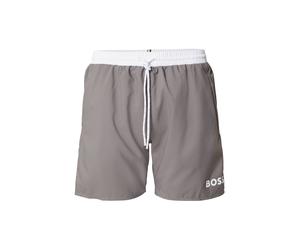 BOSS Bermudas 'Starfish' gris oscuro / blanco S gris oscuro / blanco