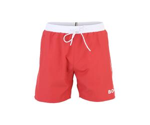 BOSS Bermudas 'Starfish' rojo sangre / blanco L rojo sangre / blanco