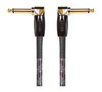 BOSS BIC-3AA Patch/Pedal, Guitar, Bass and Instrument Cable. Angled 1/4-inch connectors, 3 ft./1 m length.