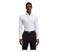 Boss Black- Camisa Slim Fit- Shirts- Hombre- Blanco- 5XL- Camisa Slim Fit