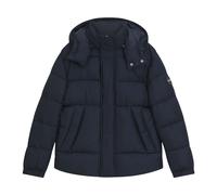 Boss Black- Chaqueta repelente al agua con insignia del logo- Jackets- Hombre- Azul- S- Chaqueta repelente al agua con insignia del logo