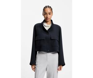 BOSS Blazer de corte moderno en crepé resistente a las arrugas - StyleJotana, 50553965 Azul oscuro 40