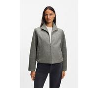 BOSS Blazer de corte moderno en lana virgen hervida - StyleJundalini, 50557391 Gris 34