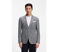 BOSS Blazer regular fit de lino estampado - StyleL-Jeff-J-2PP-253, 50560810 Azul oscuro 48