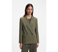 BOSS Blazer regular fit en crepé elástico con raya diplomática - StyleJaleto12, 50564480 Caqui 34