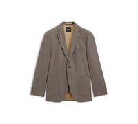 BOSS Blazer regular fit en lana virgen con motivo - StyleH-Janson-FL-253, 50551560 Beige 54
