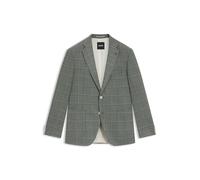 BOSS Blazer regular fit en mezcla de lana a cuadros - StyleH-Janson-FL-253, 50545870 Verde 50