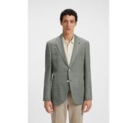 BOSS Blazer regular fit en mezcla de lana a cuadros - StyleH-Janson-FL-253, 50545870 Verde 98