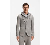 BOSS Blazer slim fit con sudadera con capucha integrada - StyleC-Hanry-J-Hoodie253F, 50562499 Gris 50