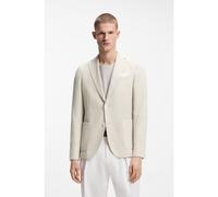 BOSS Blazer slim fit de algodón estampado - StyleC-Hanry-262, 50561907 Beige claro 44