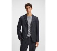 BOSS Blazer slim fit de franela elástica a rayas - StyleP-Hanry-J-WG-252, 50551539 Rayas azules 52