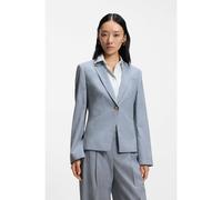 BOSS Blazer slim fit de lana virgen jaspeada - StyleJia9, 50542010 Celeste 46