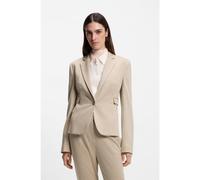 BOSS Blazer slim fit de punto técnico elástico con motivo - StyleJia13, 50555741 Beige claro 40