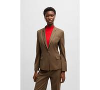 BOSS Blazer slim fit en lana virgen - StyleJia10, 50543763 Marrón oscuro 40