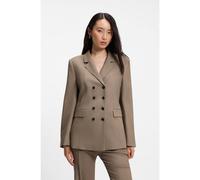 BOSS Blazer slim fit en sarga de tejido de gabardina - StyleJoxana, 50565622 Marrón 40