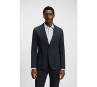 BOSS Blazer slim fit plegable en tejido elástico repelente al agua - StyleP-Hanry-WG-PK-253F, 50543480 Azul oscuro 48A