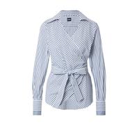 BOSS Blusa 'Bekania' zafiro / blanco S zafiro / blanco