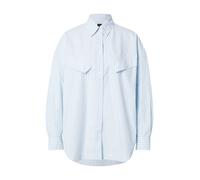 BOSS Blusa 'C_Bostaffa_1' azul claro / blanco S azul claro / blanco