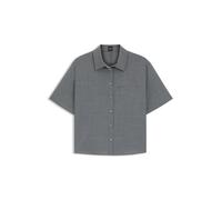 BOSS Blusa corta en lana virgen jaspeada - StyleBulera, 50541991 Gris 42