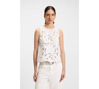 BOSS Blusa de sastrería de algodón con bordado inglés - StyleBerodi, 50537401 Blanco 42