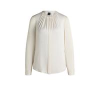 BOSS Blusa de seda BANORAH blanco | 44