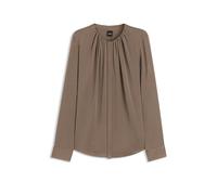 BOSS Blusa de seda BANORAH marrón | 42