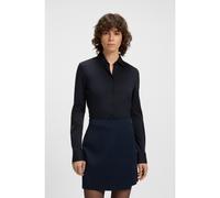 BOSS Blusa extra slim fit en punto de algodón - StyleBronta_Tuesday, 50543691 Azul oscuro 32