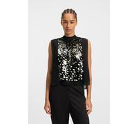 BOSS Blusa regular fit con apliques de lentejuelas - StyleBaliette, 50546946 Negro 34