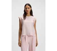 BOSS Blusa regular fit con cierre de ojo de cerradura en la espalda - StyleC_Irnette, 50543548 Rosa claro 36