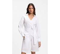 BOSS Blusa regular fit con parte delantera cruzada - StyleBekania1, 50565408 Blanco 38