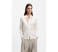 BOSS Blusa regular fit de satén de seda elástica - StyleBonya, 50557203 Natural 42