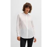 BOSS Blusa regular fit en cambray de algodón - StyleC_Befelize_21, 50513783 Blanco 34