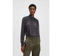 BOSS Blusa regular fit en crepé georgette estampado - StyleC_Benvylla, 50548158 Fantasía 34