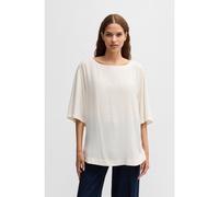 BOSS Blusa relaxed fit con costuras en contraste - StyleC_Ikatta, 50524216 Natural 36