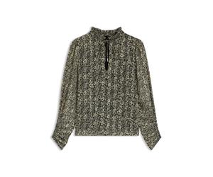 BOSS Blusa relaxed fit en sirsaca estampada - StyleC_BERODEO, 50544052 Fantasía 42