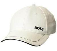 BOSS Bold Logo Twill Cap Gorra de béisbol, Blanco nítido, Taille Unique para Hombre