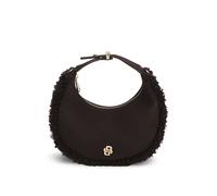 BOSS Bolso bandolera de media luna con apliques de pelo sintético - StyleBoss Beyond S HM SH, 50573189 Marrón oscuro pcs.