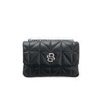 BOSS Bolso bandolera guateado con monograma Double B - StyleB_ICON M Sh. Bag QN, 50557972 Negro pcs.