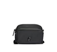 BOSS Bolso cruzado de sarga con monograma Double B - StyleB_Icon_EW_Zip, 50516790 Negro pcs.