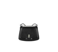 BOSS Bolso de cuero - Mini Bag ARIELL SADDLE N: negro