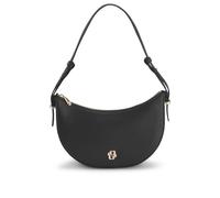 BOSS Bolso de hombro de piel granulada con monograma Double B - StyleBOSS BEYOND Halfmoon, 50547705 Negro pcs.