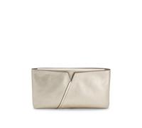 BOSS Bolso de mano de piel metalizada BOSS REVERS con abertura en el borde superior - StyleBOSS REVERS CLUTCH L, 50563234 Oro pcs.