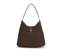 BOSS Bolso hobo Ariell en nobuk con monograma Double B - StyleAriell Hobo S, 50552145 Marrón oscuro pcs.