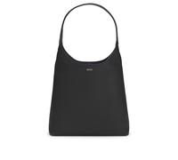 BOSS Bolso hobo de piel con letras de logo metálicas - StyleLenah New Hobo, 50557982 Negro pcs.