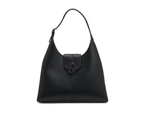 BOSS Bolso hobo granulado con monograma Double B - StyleAnett New Big Hobo, 50563164 Negro pcs.