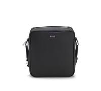 BOSS Bolso mensajero con letras del logo en tono plateado - StyleNorthon_NS zip, 50567390 Negro pcs.