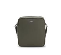 BOSS Bolso mensajero con letras del logo en tono plateado - StyleNorthon_NS zip, 50567390 Verde oscuro pcs.