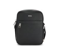 BOSS Bolso mensajero con raya de la marca y detalle de logo - StyleZair_NS zip, 50483566 Negro pcs.