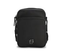 BOSS Bolso mensajero de sarga con monograma Double B - StyleB_Icon_NS Crossb, 50523462 Negro pcs.
