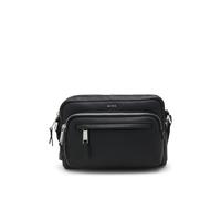 BOSS Bolso mensajero en piel lisa y con textura - StyleNew Crosstown WI_NS, 50552498 Negro pcs.